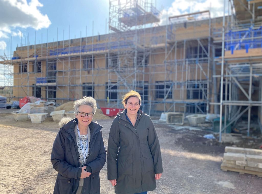 Photograph of Catharine Wensley and Jo Pettingale